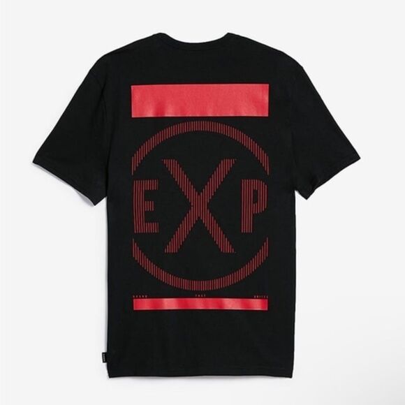Express logo crew neck mens size XS discontinued NWT HTF $68 embroidered nwt - Picture 1 of 3